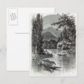 Aussicht in der Nähe von Serinugur, aus "Leisure H Postkarte (Vorne/Hinten)