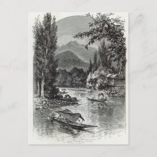 Aussicht in der Nähe von Serinugur, aus "Leisure H Postkarte (Vorderseite)