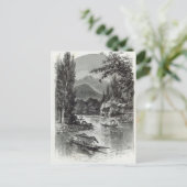 Aussicht in der Nähe von Serinugur, aus "Leisure H Postkarte (Stehend Vorderseite)