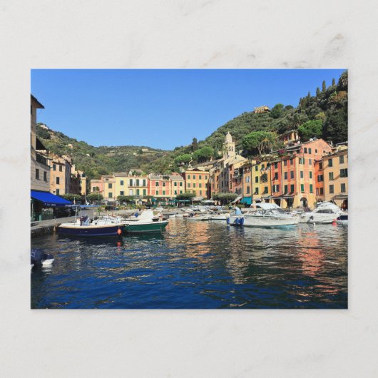 Aussicht in Portofino Postkarte (Vorderseite)