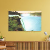 Aussicht Leinwanddruck (Insitu (Wohnzimmer))