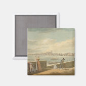 Aussicht nach Westminster von der Terrasse aus Magnet (Vorderseite/Rückseite)