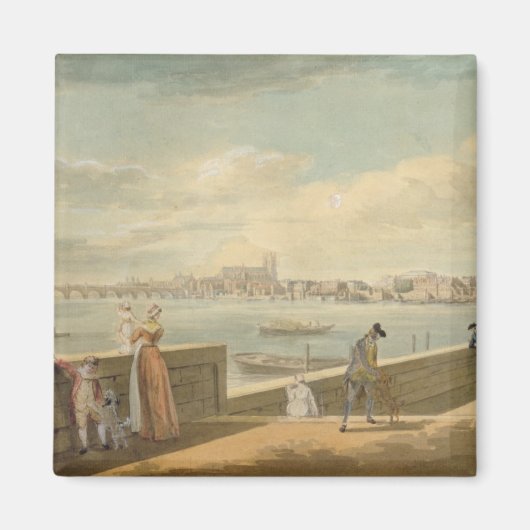 Aussicht nach Westminster von der Terrasse aus Magnet (Vorne)