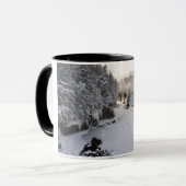 Aussicht-Schlucht im Winter Tasse (Vorderseite Links)