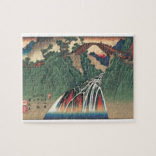 Aussicht über die Brücke über den Fluss Ina, Nojir Puzzle (Horizontal)