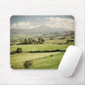 Aussicht über die toskanische Landschaft zum Bauer Mousepad (Mit Mouse)