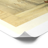 Aussicht unter dem Portico des Tempels von Denda Poster (Ecke)