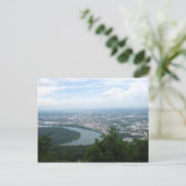 Aussicht vom Aussichtsberg 2 Postkarte (Stehend Vorderseite)