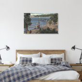 Aussicht vom Badebuchtpunkt Leinwanddruck (Insitu (Schlafzimmer))