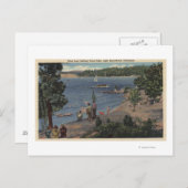 Aussicht vom Badebuchtpunkt Postkarte (Vorne/Hinten)