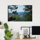 Aussicht vom Berg Rattlesnake Poster (Heimbüro)