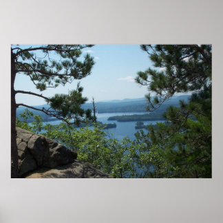 Aussicht vom Berg Rattlesnake Poster