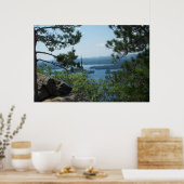Aussicht vom Berg Rattlesnake Poster (Küche)
