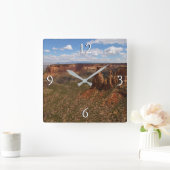 Aussicht vom Canyon Rim Trail Centro Cattedrale S. Quadratische Wanduhr (Zuhause)