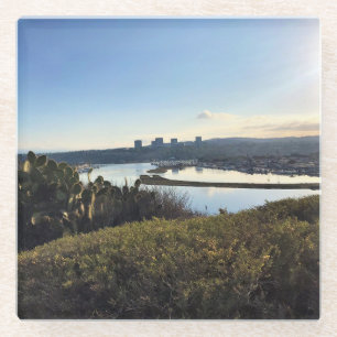 Aussicht vom Castaways Park, Newport Beach, CA, Glasuntersetzer