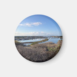 Aussicht vom Castaways Park, Newport Beach, CA, Magnet