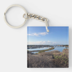 Aussicht vom Castaways Park, Newport Beach, CA, Schlüsselanhänger