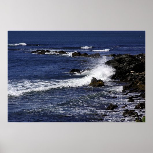 Aussicht vom Cliffwalk Poster (Vorne)