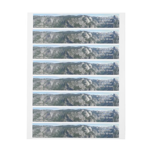 Aussicht vom Glacier Point auf den Yosemite Nation (Bogen)