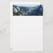 Aussicht vom Glacier Point auf den Yosemite Nation Briefpapier (Vorne/Hinten)
