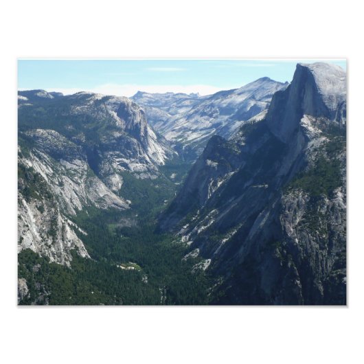 Aussicht vom Glacier Point auf den Yosemite Nation Fotodruck (Vorne)