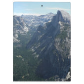 Aussicht vom Glacier Point auf den Yosemite Nation Klemmbrett (Rückseite)