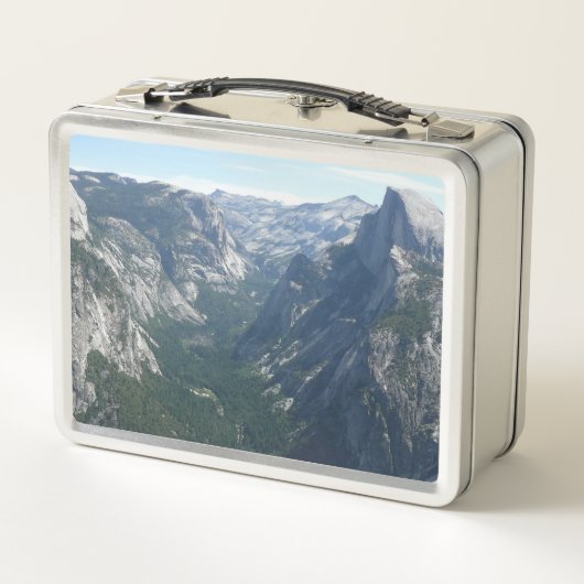 Aussicht vom Glacier Point auf den Yosemite Nation Metall Brotdose (Rückseite)