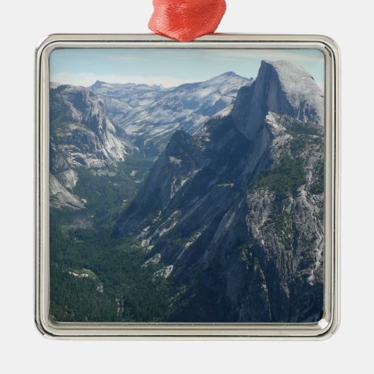 Aussicht vom Glacier Point auf den Yosemite Nation Ornament Aus Metall (Vorne)