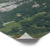 Aussicht vom Glacier Point auf den Yosemite Nation Poster (Ecke)