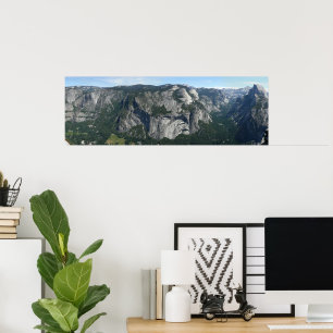 Aussicht vom Glacier Point auf den Yosemite Nation Poster