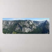 Aussicht vom Glacier Point auf den Yosemite Nation Poster (Vorne)
