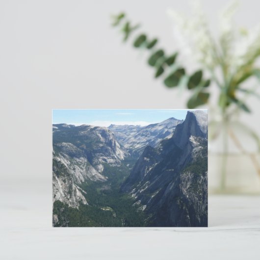 Aussicht vom Glacier Point auf den Yosemite Nation Postkarte (Stehend Vorderseite)