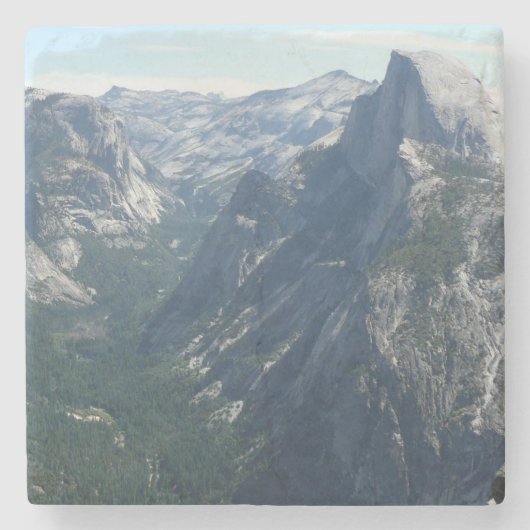 Aussicht vom Glacier Point auf den Yosemite Nation Steinuntersetzer (Vorderseite)