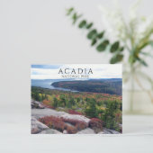 Aussicht vom Gorham Mountain Acadia Nationalpark, Postkarte (Stehend Vorderseite)