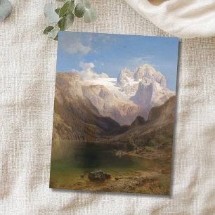 Aussicht vom Gosauer See zum Dachstein Postkarte
