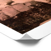 Aussicht vom Hafen, Mentone, Riviera Poster (Ecke)