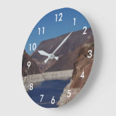 Aussicht vom Hoover Dam 2016. Große Wanduhr (Winkel)