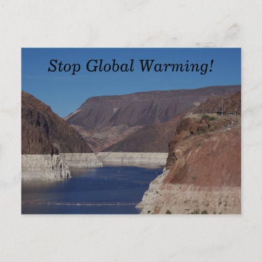 Aussicht vom Hoover Dam 2016. Postkarte (Vorderseite)