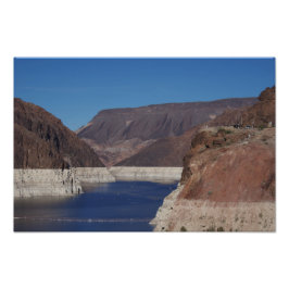 Aussicht vom Hoover-Staudamm 2016 Fotodruck