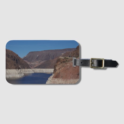 Aussicht vom Hoover-Staudamm 2016 Gepäckanhänger (Vorderseite (Horizontal))