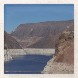 Aussicht vom Hoover-Staudamm 2016 Glasuntersetzer