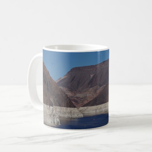 Aussicht vom Hoover-Staudamm 2016 Kaffeetasse (Vorderseite Links)