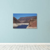 Aussicht vom Hoover-Staudamm 2016 Leinwanddruck (Insitu (Holzboden))