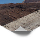 Aussicht vom Hoover-Staudamm 2016 Poster (Ecke)