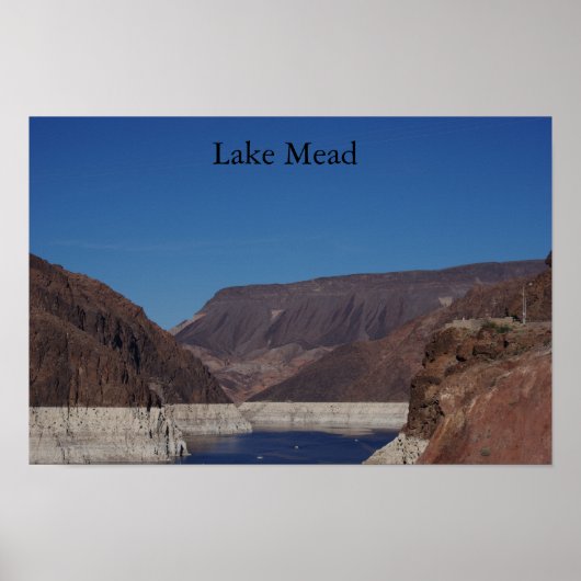 Aussicht vom Hoover-Staudamm 2016 Poster (Vorne)