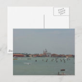 Aussicht vom Inside Doges Palace, Venedig 2 Postkarte (Vorne/Hinten)