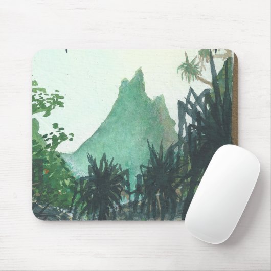 Aussicht vom Kee'e Beach Mousepad (Mit Mouse)