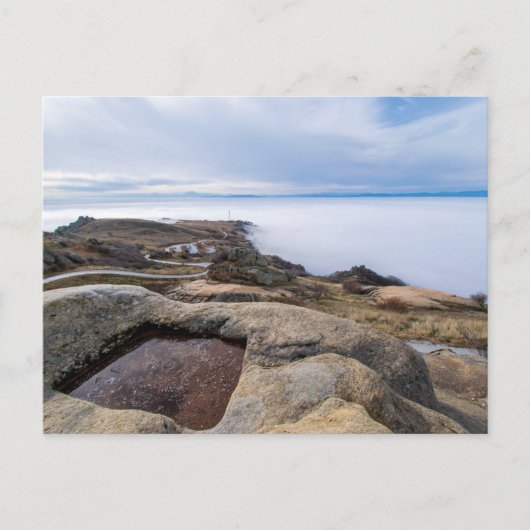 Aussicht vom Kloster Treskavec, Prilep, Mazedonien Postkarte (Vorderseite)