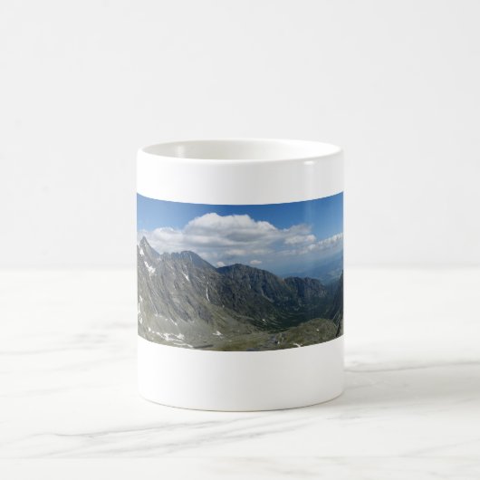 Aussicht vom Koprowa Pass, Tatra Kaffeetasse (Mittel)