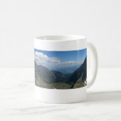 Aussicht vom Koprowa Pass, Tatra Kaffeetasse (VorderseiteRechts)